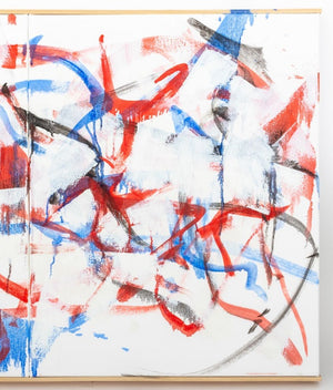 Robert O'Meara Abstract Composition Triptych Oil (9765828428083)