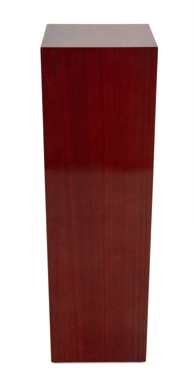 Modern Hardwood Pedestal Stand