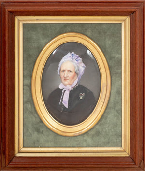 German KPM Porcelain Portrait Plaques, Pair (9802972922163)
