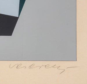 Victor Vasarely "Yllam" Screenprint, ca. 1950 (9735583760691)