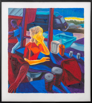 Y. David Chung "Highway Stop" Oil Stick, 1997 (9744012476723)