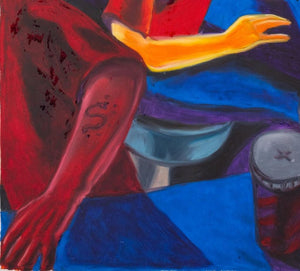 Y. David Chung "Highway Stop" Oil Stick, 1997 (9744012476723)