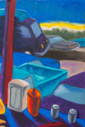 Y. David Chung "Highway Stop" Oil Stick, 1997 (9744012476723)