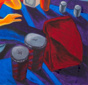 Y. David Chung "Highway Stop" Oil Stick, 1997 (9744012476723)