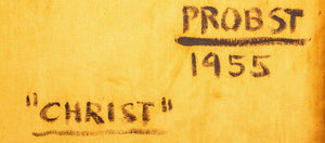 Joachim Probst "Christ" Oil on Canvas, 1955 (9743398469939)