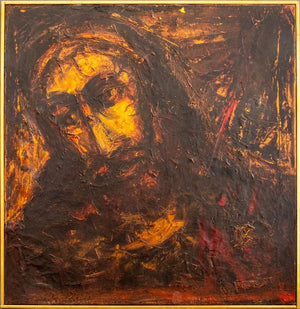 Joachim Probst "Christ" Oil on Canvas, 1955 (9743398469939)