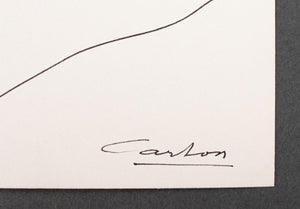 Norman Carton Nude Woman Ink on Paper, 6 (9744041836851)