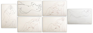 Norman Carton Nude Woman Ink on Paper, 6 (9744070476083)