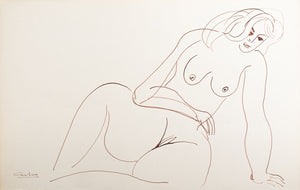 Norman Carton Nude Woman Ink on Paper, 6 (9744070476083)