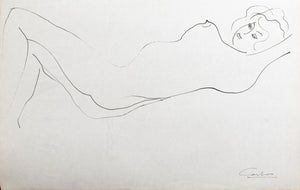 Norman Carton Nude Woman Ink on Paper, 6 (9744070476083)