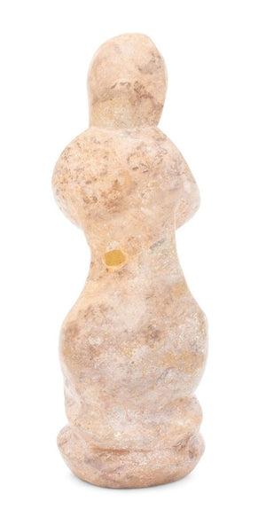 Mid-Century Modern Figural Carved Stone Sculpture (9751788388659)