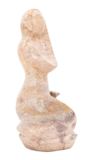 Mid-Century Modern Figural Carved Stone Sculpture (9751788388659)