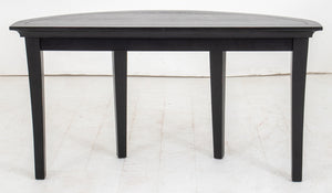 Modern Ebonized Wood Demilune Table (8920565743923)