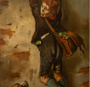 After Toby Edward Rosenthal "The Apple Thief" Oil (9808323838259)