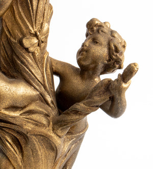 Louis XVI Style Bronze Candelabra Mounted as Lamp (9742204207411)