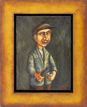 Igor Gorban "Russian Worker" Oil on Canvas (9795620569395)