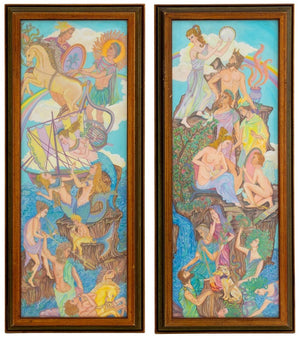 Art Nouveau Style Mythology Scene Gouache, Pr (9783267361075)