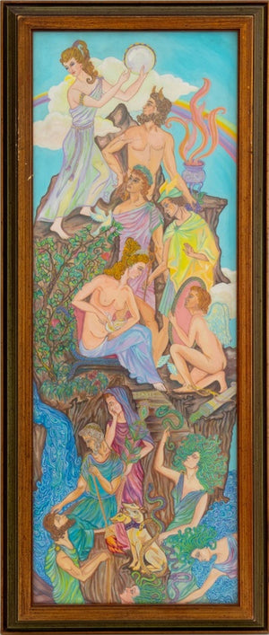 Art Nouveau Style Mythology Scene Gouache, Pr (9783267361075)