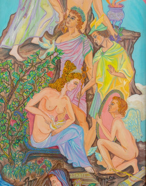 Art Nouveau Style Mythology Scene Gouache, Pr (9783267361075)