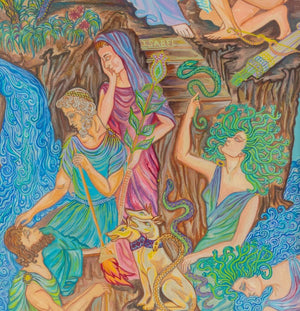 Art Nouveau Style Mythology Scene Gouache, Pr (9783267361075)