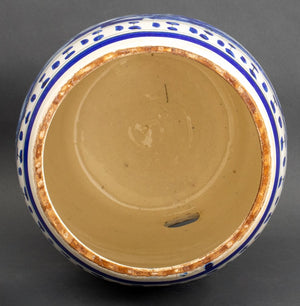 Spanish Blue and White Ceramic Garden Stool (9742202732851)