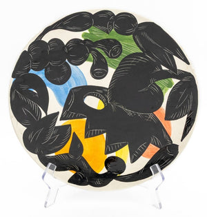 Hewitt Abstract Art Pottery Wall Plate (9795645800755)