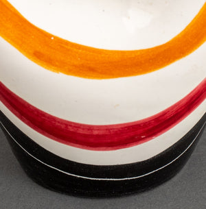 Italian Striped Glazed Art Pottery Vase (9742197063987)