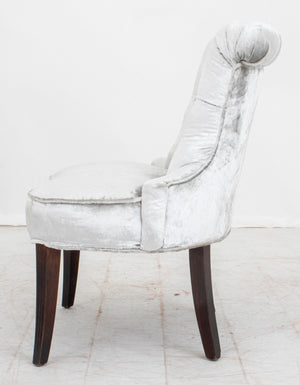Napoleon III Style Velvet Slipper Chair (9742199226675)