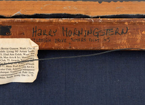 Harry Morningstern "Engine" Oil on Canvas (9670103990579)