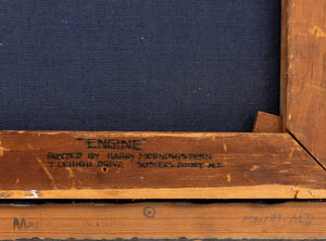 Harry Morningstern "Engine" Oil on Canvas (9670103990579)