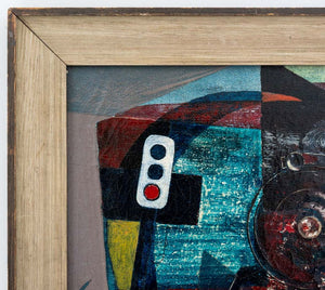 Harry Morningstern "Engine" Oil on Canvas (9670103990579)