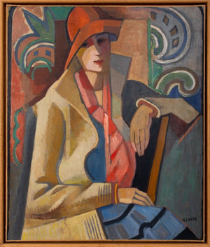 Andre Lhote "Portrait d'Anne" Oil on Paper (9744143810867)