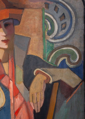 Andre Lhote "Portrait d'Anne" Oil on Paper (9744143810867)