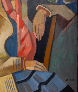Andre Lhote "Portrait d'Anne" Oil on Paper (9744143810867)