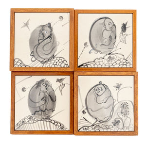 Eva Bouzard-Hui Framed Ceramic Tiles, 12 (9768978383155)