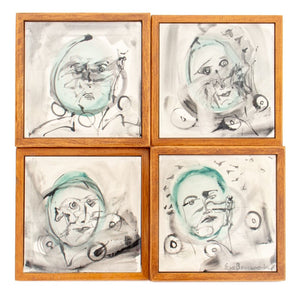 Eva Bouzard-Hui Framed Ceramic Tiles, 12 (9768291598643)