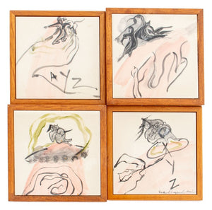 Eva Bouzard-Hui Framed Ceramic Tiles, 12 (9768291598643)