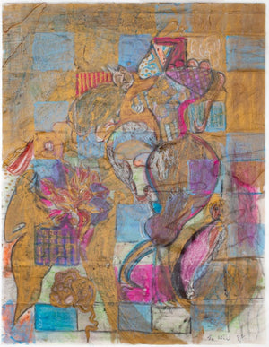 Eva Bouzard-Hui Surrealist Mixed Media on Paper, 8 (9756731769139)