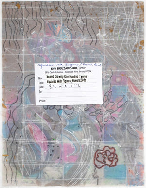 Eva Bouzard-Hui Surrealist Mixed Media on Paper, 8 (9756731769139)