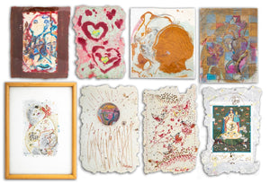Eva Bouzard-Hui Surrealist Mixed Media on Paper, 8 (9756731769139)
