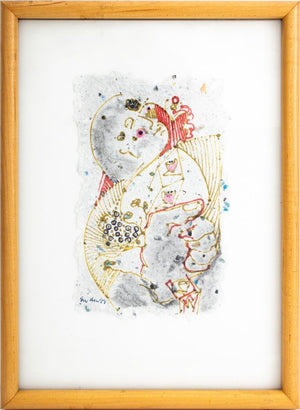 Eva Bouzard-Hui Surrealist Mixed Media on Paper, 8 (9756731769139)