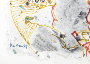 Eva Bouzard-Hui Surrealist Mixed Media on Paper, 8 (9756731769139)