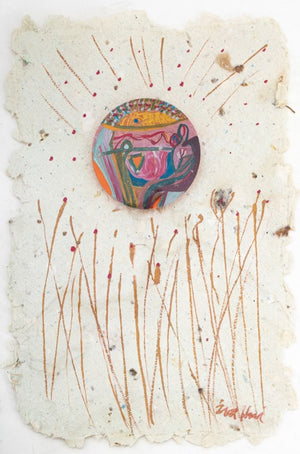 Eva Bouzard-Hui Surrealist Mixed Media on Paper, 8 (9756731769139)