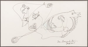 Eva Bouzard-Hui Abstract Mixed Media on Paper, 3 (9801665642803)