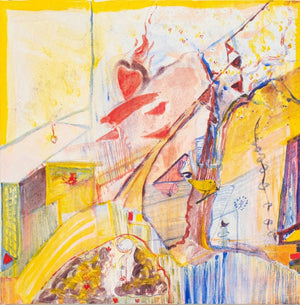 Eva Bouzard-Hui Abstract Composition Acrylics, 2 (9769249702195)