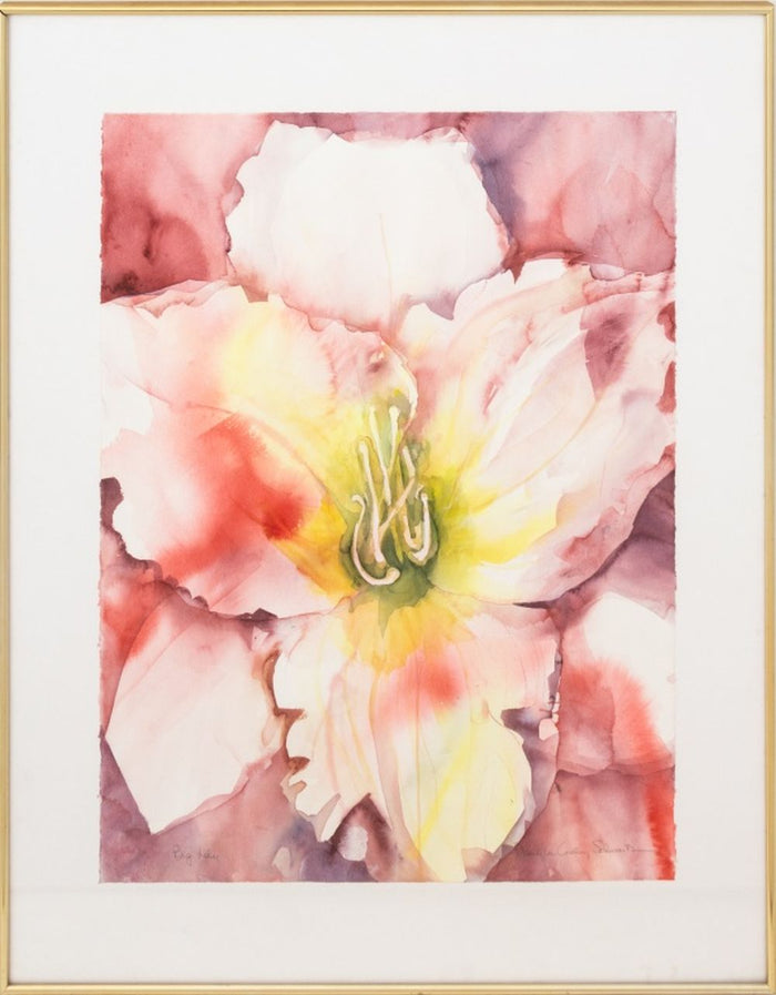 Nancylee C. Schwartz "Big Lily" Watercolor