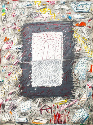 Elfi Schuselka Abstract Composition Mixed Media (9744178250035)