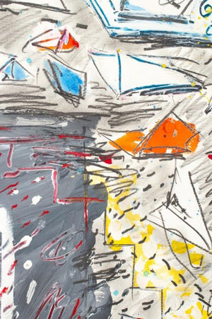 Elfi Schuselka Abstract Composition Mixed Media (9744178250035)