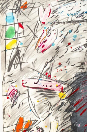 Elfi Schuselka Abstract Composition Mixed Media (9744178250035)