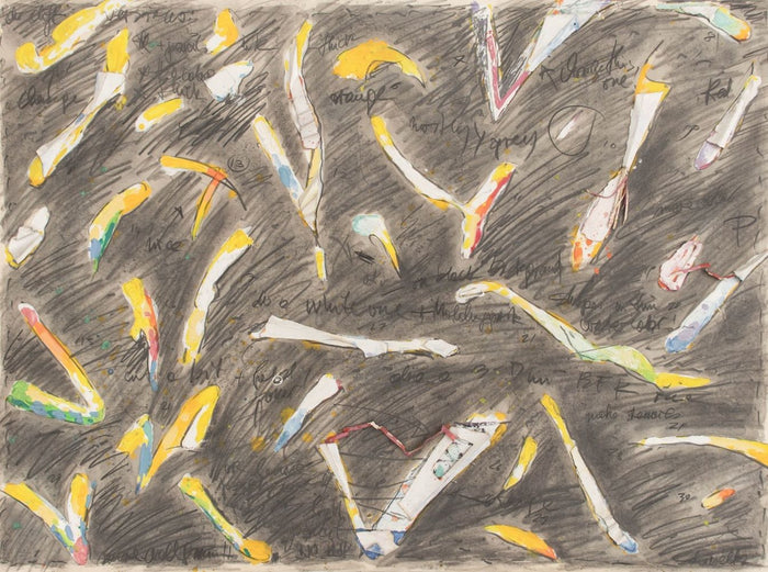 Elfi Schuselka Abstract Composition Mixed Media